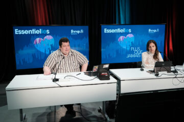 Benoit Malenfant, coordonnateur de la FEESP, et Dominique Montpetit, coordonnatrice de la FEESP