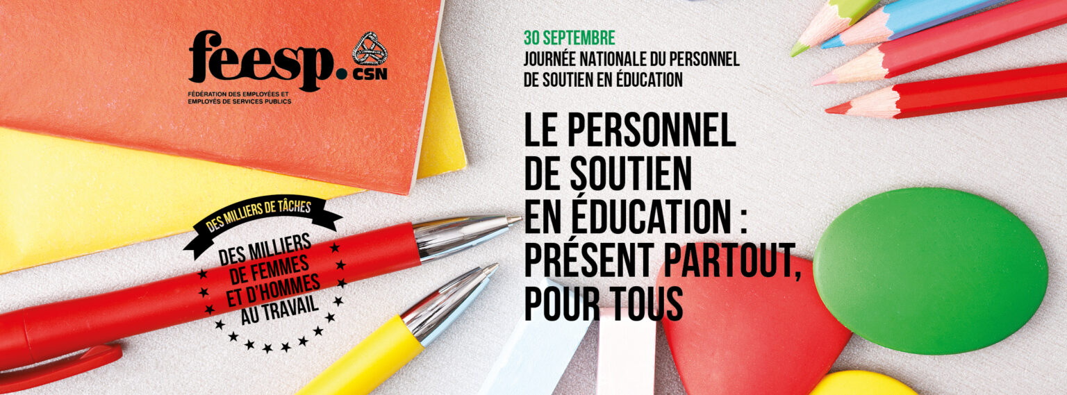 Journée Nationale Du Personnel De Soutien En éducation : Une ...