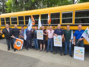 Manif transport scolaire_Malbaie